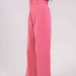 جينز بناتي بقصة واسعة