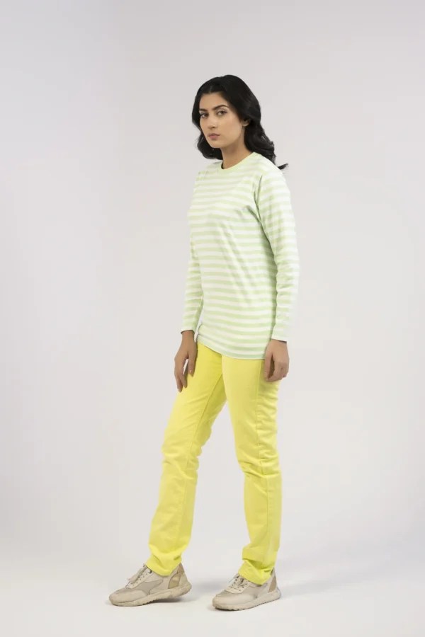 قميص مخطط بأكمام طويلة - الصورة 3