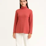 تيشيرت رجالي بأكمام طويلة بياقة عالية