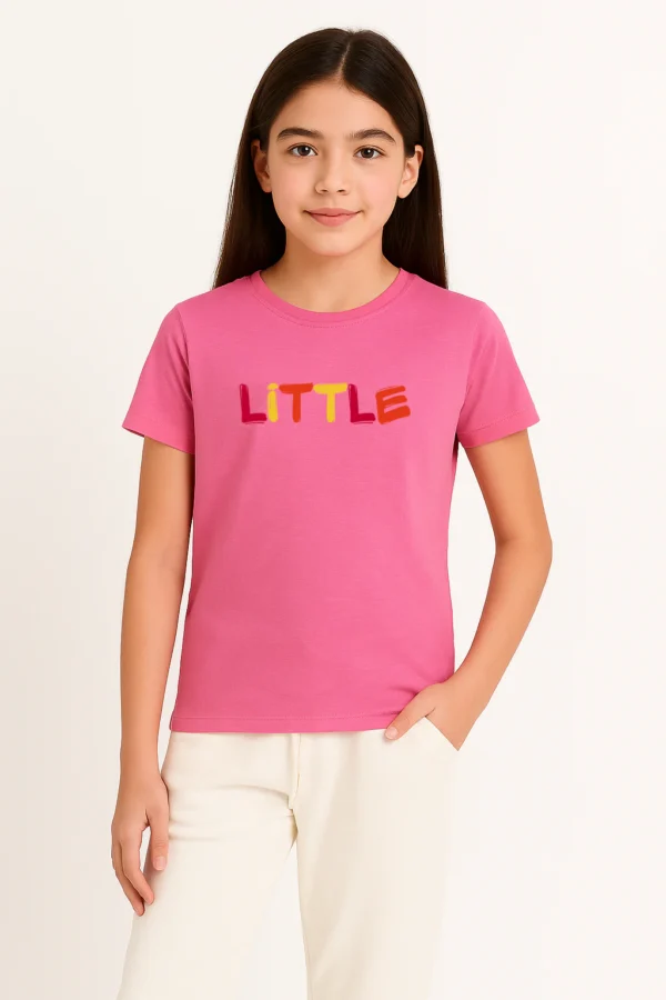 تيشيرت بناتي بطباعة جرافيك