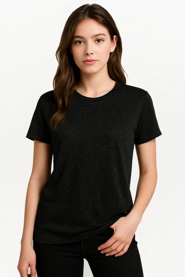 تيشيرت نسائي لوريكس لامع