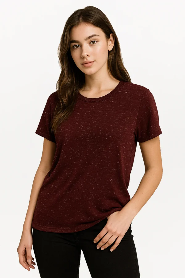 تيشيرت نسائي لوريكس لامع