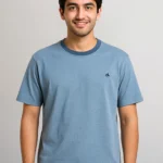 تيشيرت رجالي ملون بخيوط مصبوغة