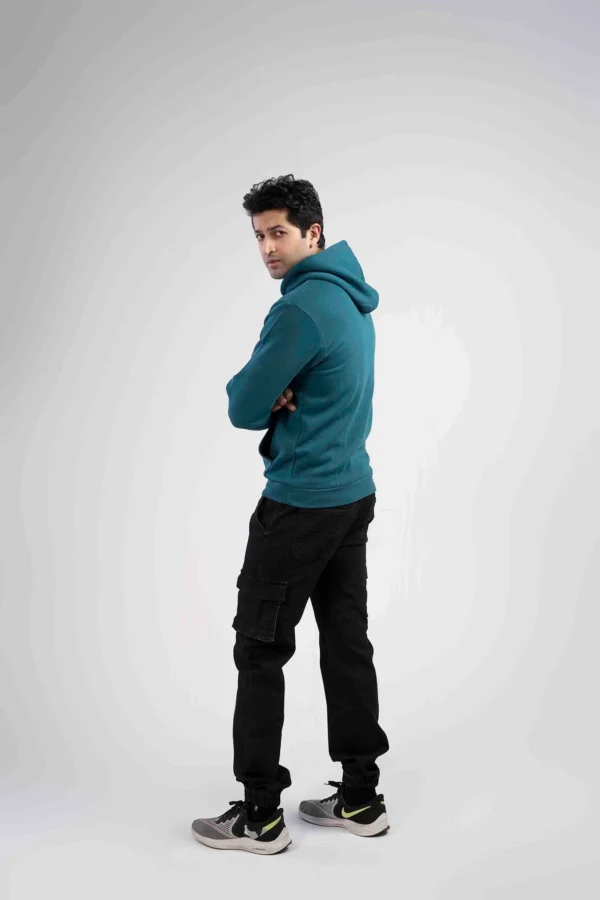 ⁦جينز كارجو رجالي –  أسود⁩ - الصورة ⁦2⁩