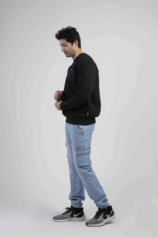 جينز كارجو رجالي – غسيل فاتح - الصورة 2