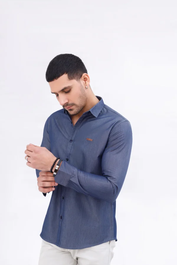 قميص رجالي كاجوال – نقش مربعات - الصورة 4