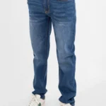 جينز رجالي – قصّة سمارت، لون متوسط