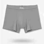 بوكسر رجالي فاخر باللون الرمادي