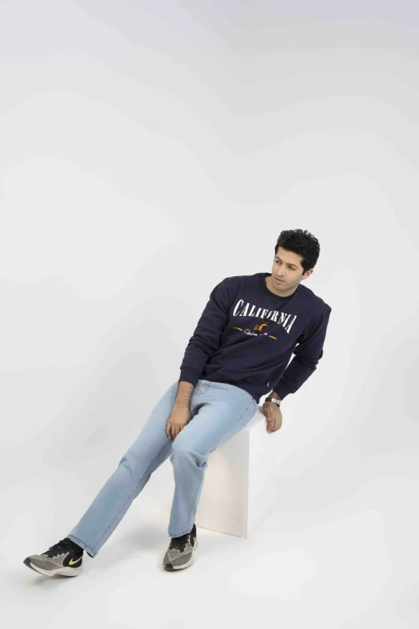 ⁦جينز رجالي – لون فاتح، قصّة عادية⁩ - الصورة ⁦4⁩