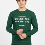 تيشيرت رجالي مع شعار مطبوع