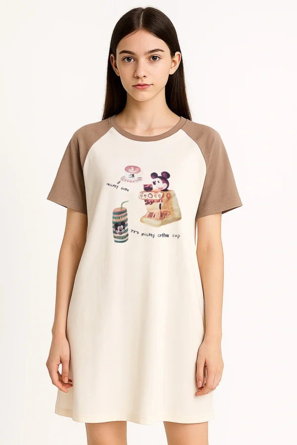 قميص طويل فائق النعومة ميكي ماوس