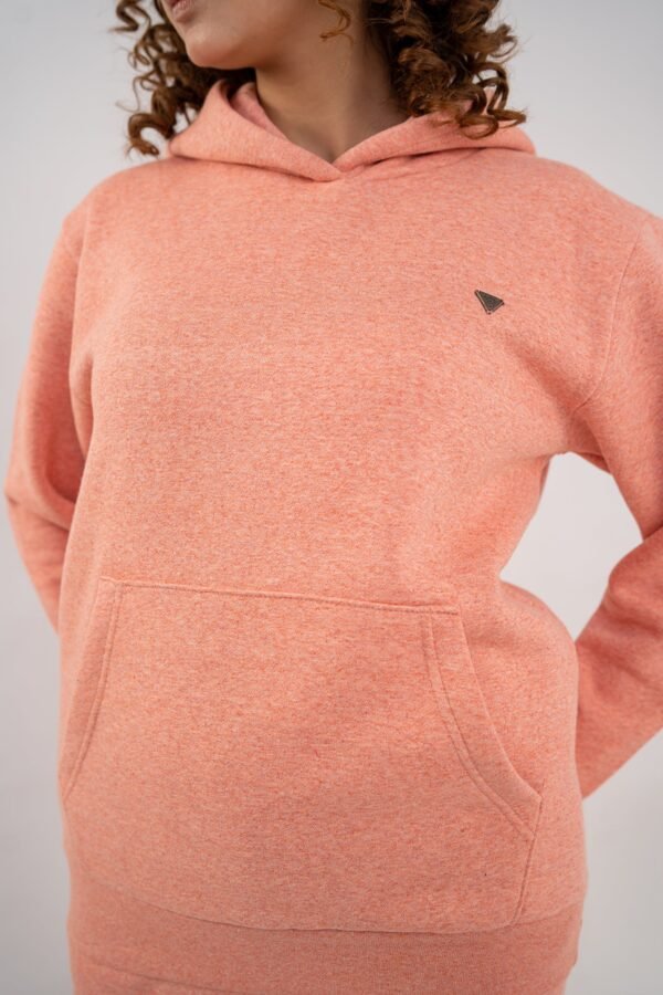 ⁦بدلة رياضية نسائية ميلانج باللون البرتقالي⁩ - الصورة ⁦4⁩