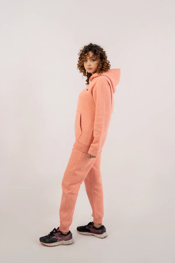 ⁦بدلة رياضية نسائية ميلانج باللون البرتقالي⁩ - الصورة ⁦3⁩