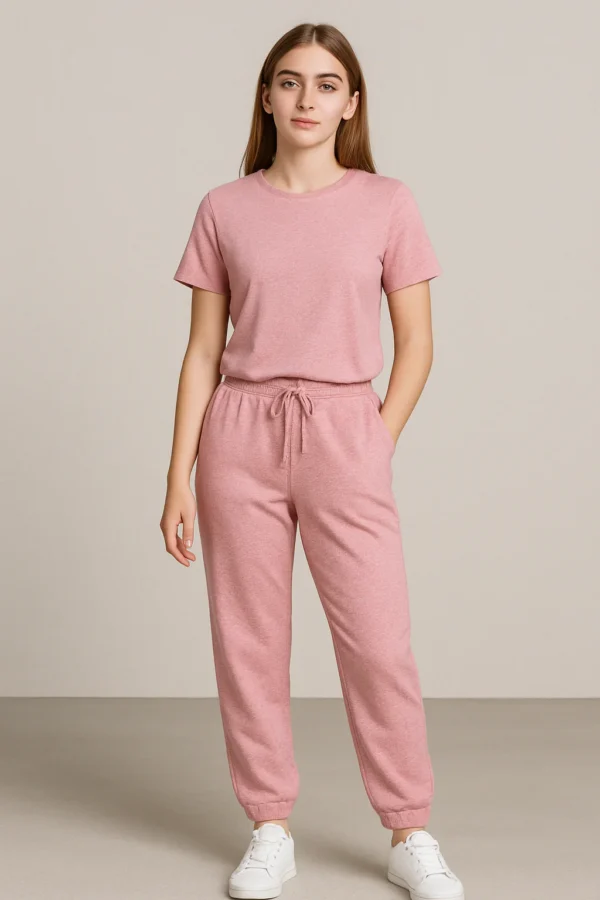 ⁦تيشيرت نسائي ميلانج⁩ - الصورة ⁦2⁩