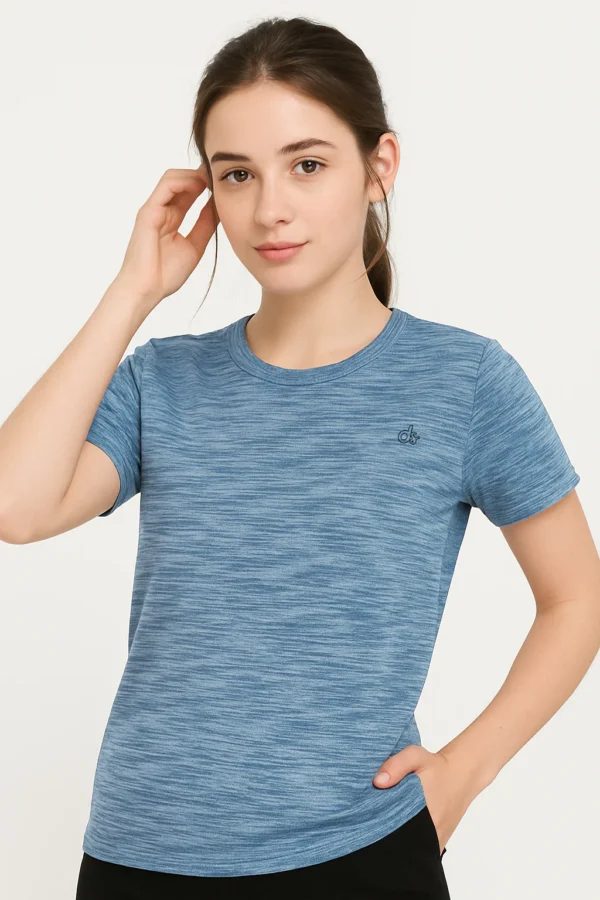 تيشيرت نسائي ملون بنمط سبايس دايد