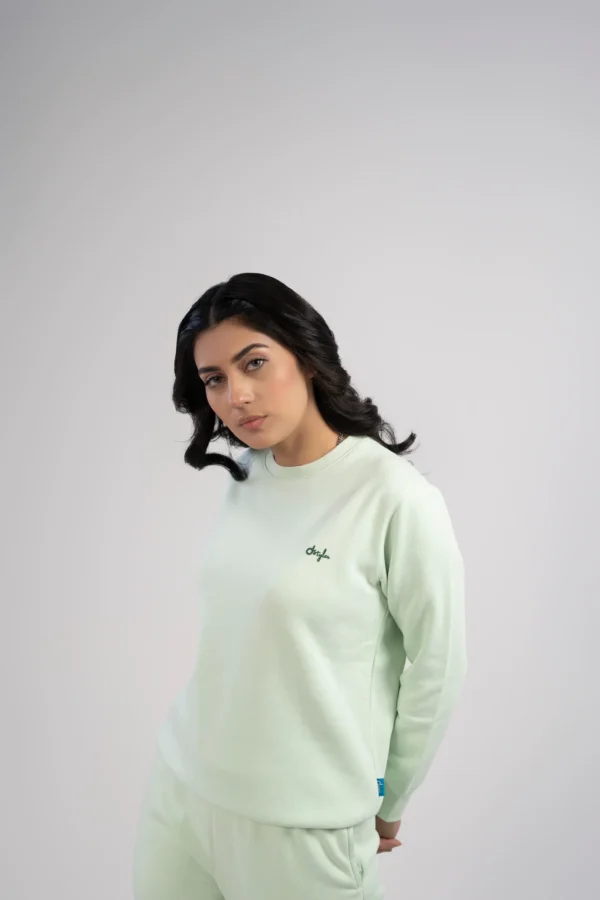 ⁦بدلة رياضية نسائية سويت شيرت مع بنطال⁩ - الصورة ⁦2⁩