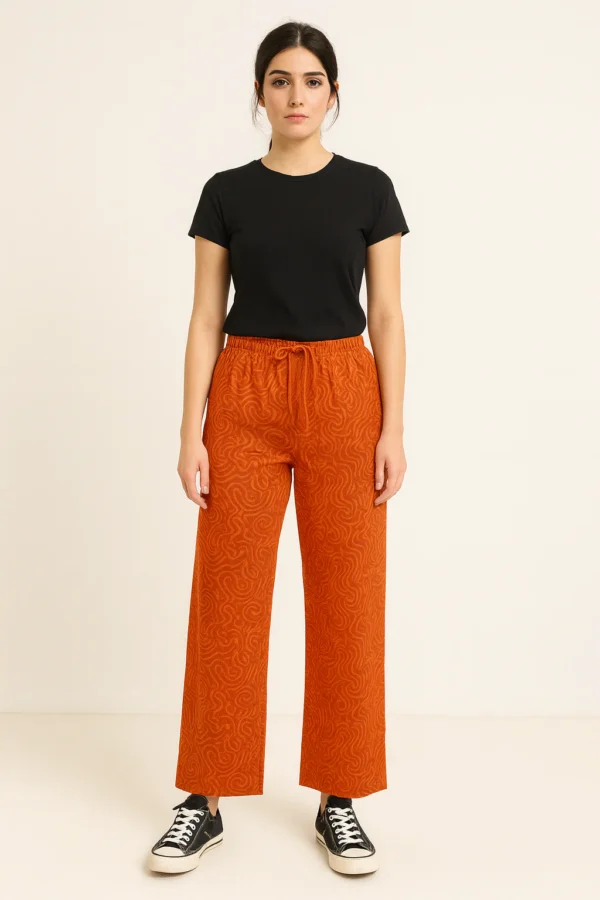 بنطلون نسائي مطبوع - الصورة 2