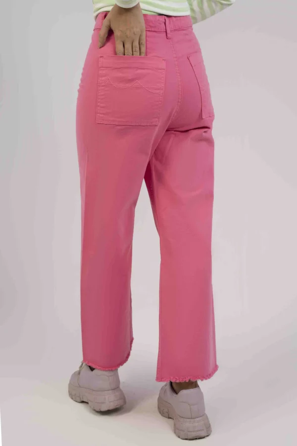 ⁦جينز نسائي وايد ليج⁩ - الصورة ⁦5⁩